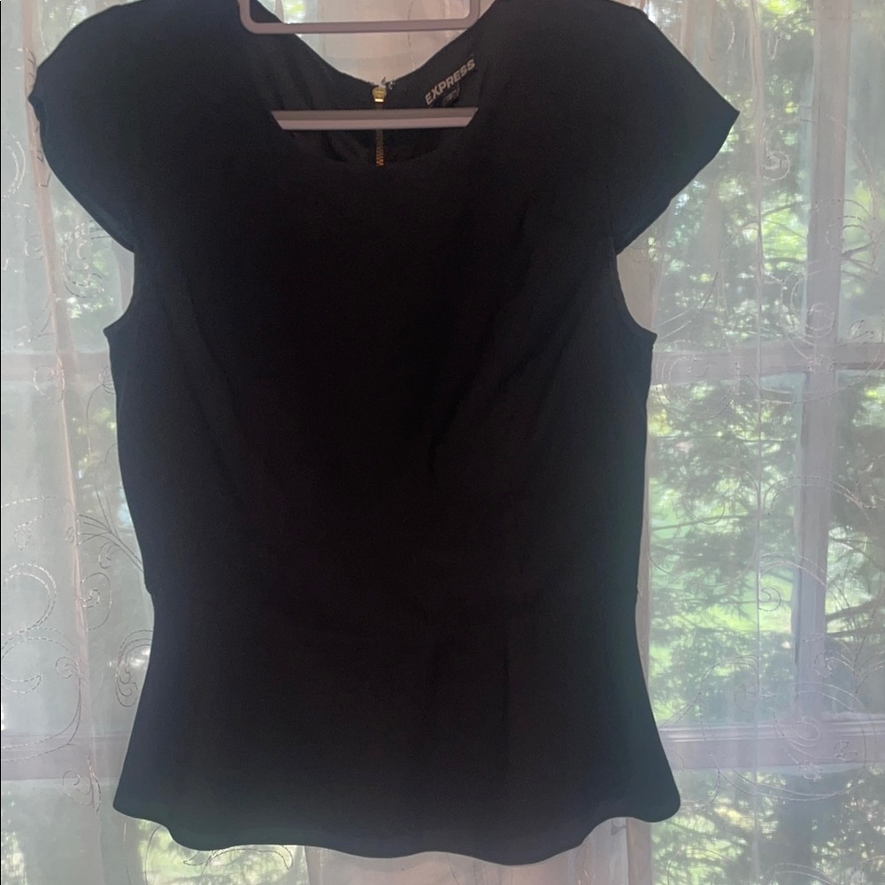 Caparros Elegant Black Blouse